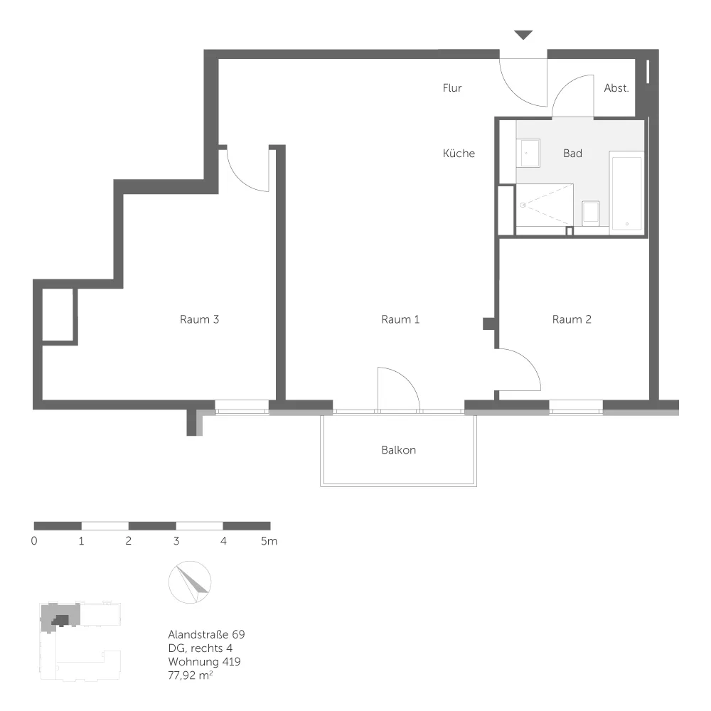 3 Zimmer Wohnung mit 78 m² in Berlin – Bild 10