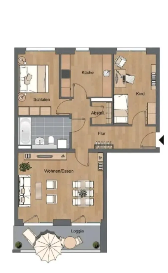 3 Zimmer Wohnung mit 70 m² in Erfurt – Bild 9