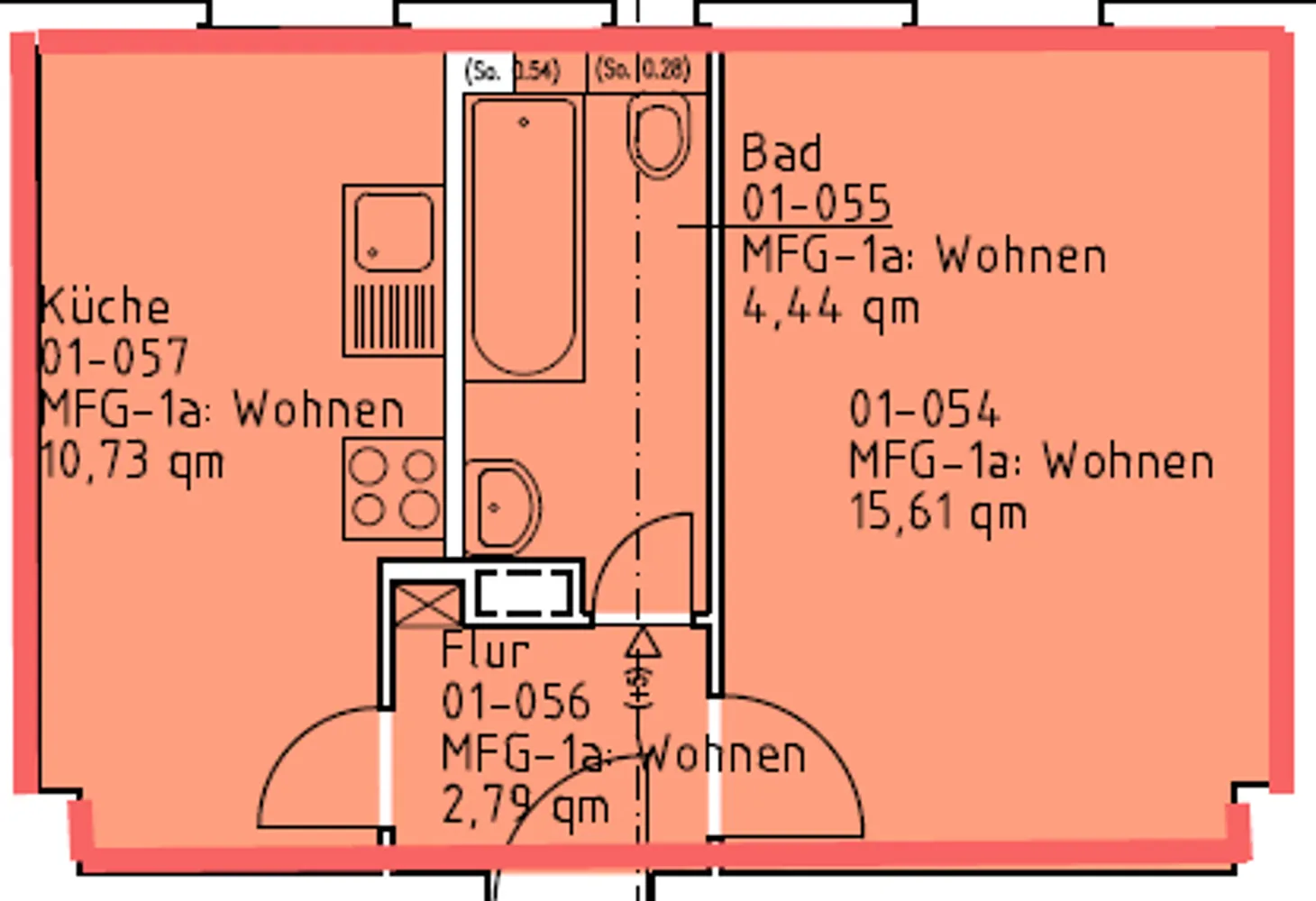 1 Zimmer Wohnung mit 34 m² in Berlin – Bild 8