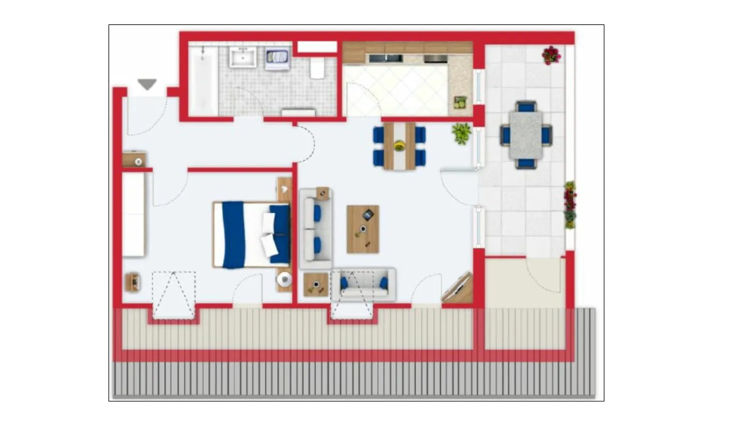 2 Zimmer Wohnung mit 50 m² in Waiblingen – Bild 5