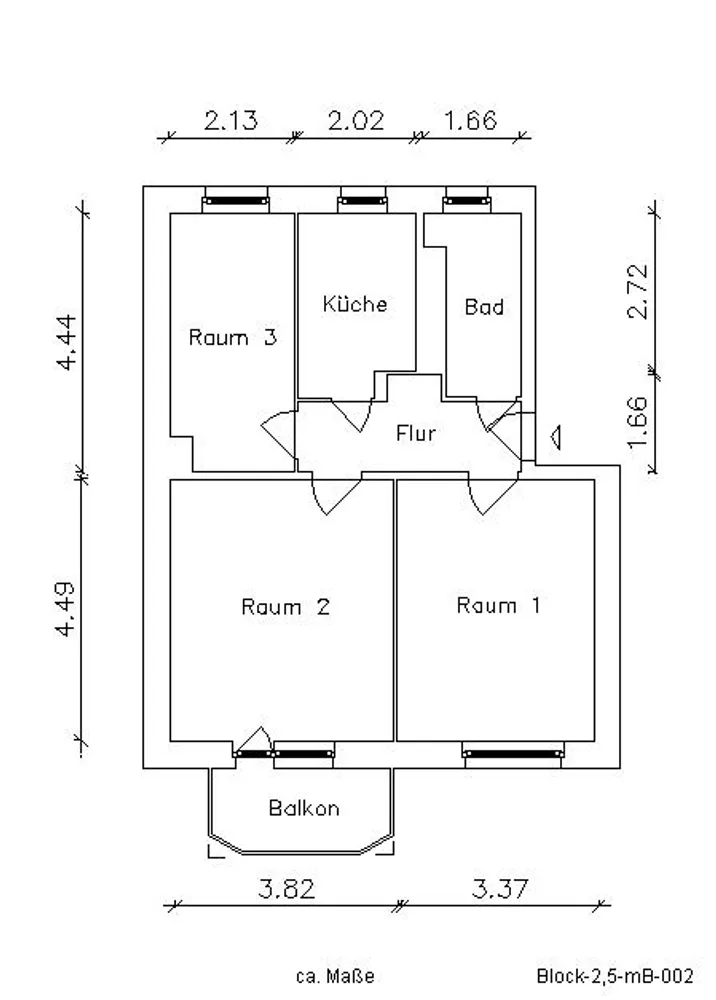 3 Zimmer Wohnung mit 61 m² in Leipzig – Bild 3