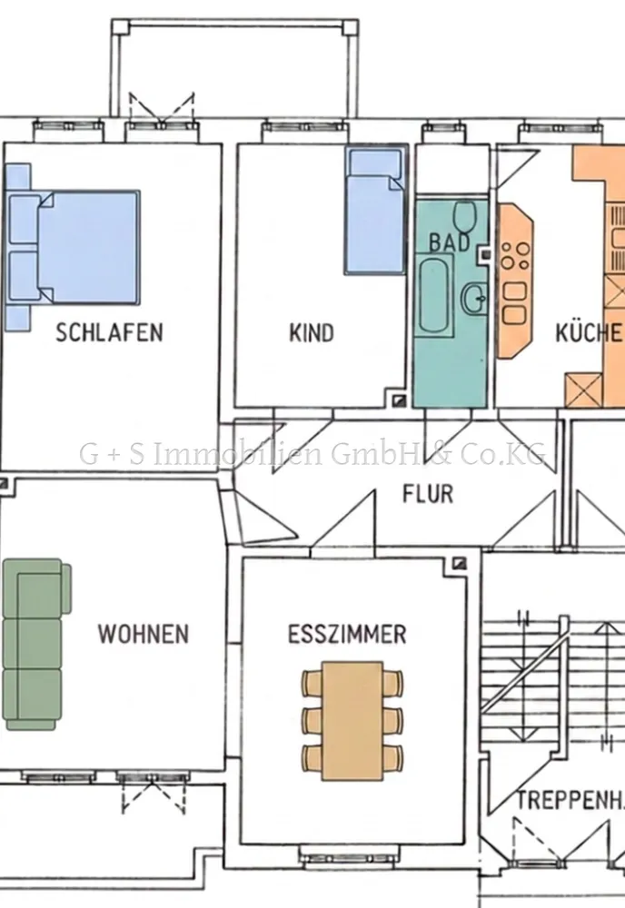 4 Zimmer Wohnung mit 107 m² in Braunschweig – Bild 7