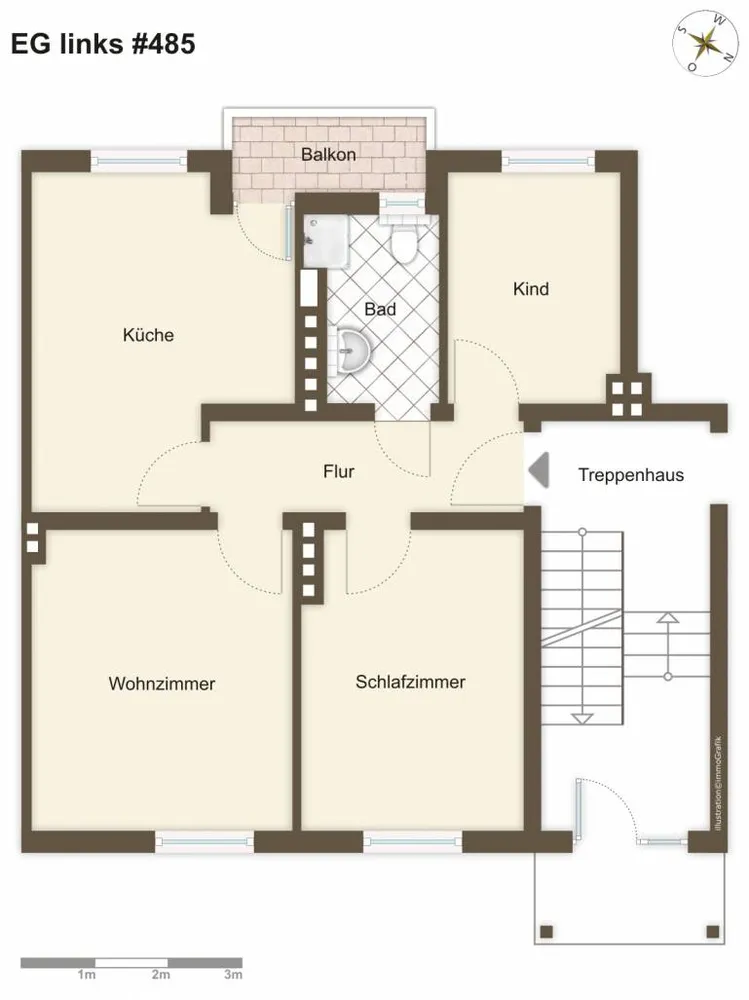 3 Zimmer Wohnung mit 61 m² in Bremerhaven – Bild 10