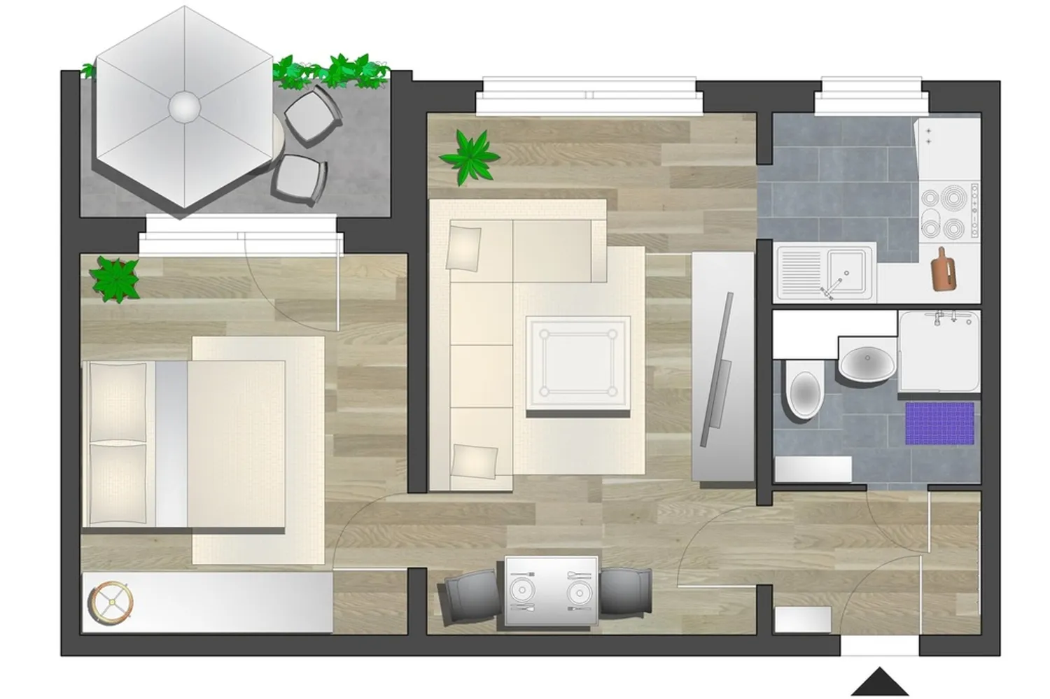 2 Zimmer Wohnung mit 45 m² in Chemnitz – Bild 5