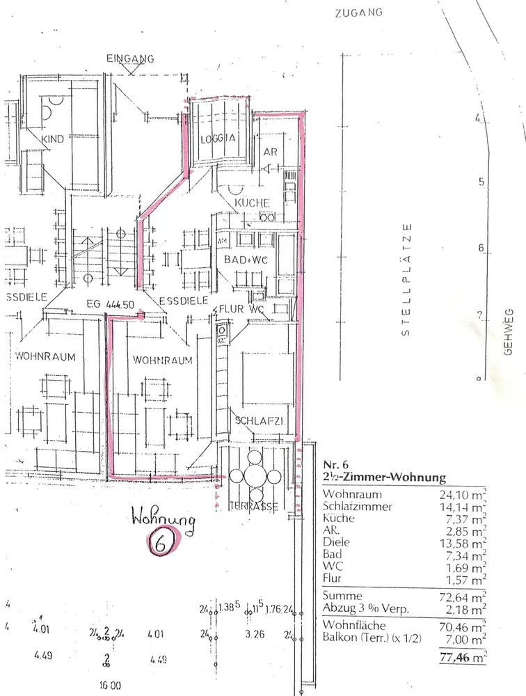 2 Zimmer Wohnung mit 77 m² in Schwäbisch Gmünd – Bild 3