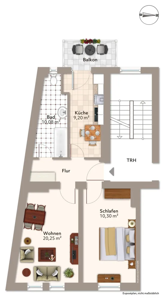 2 Zimmer Wohnung mit 54 m² in Magdeburg – Bild 11