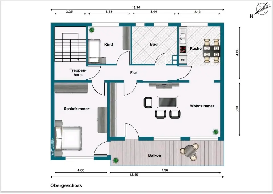 4 Zimmer Wohnung mit 100 m² in Nördlingen – Bild 10