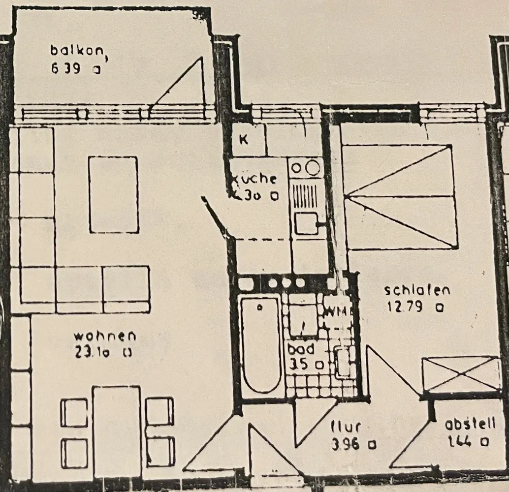 2 Zimmer Wohnung mit 56 m² in Flensburg – Bild 2
