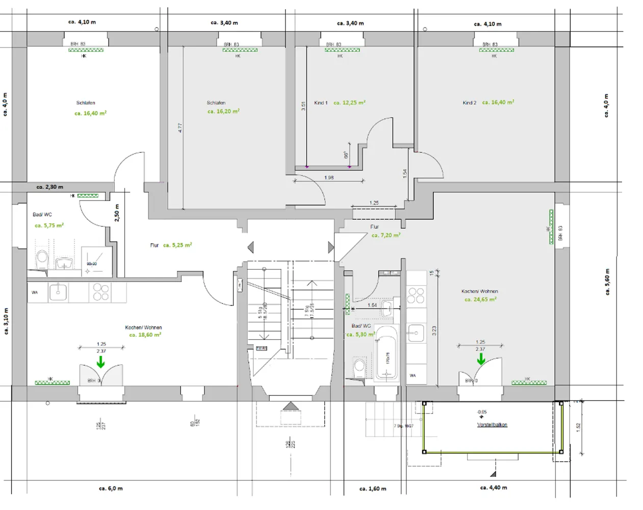 4 room apartment with 85 m² in Kamenz – Photo 3