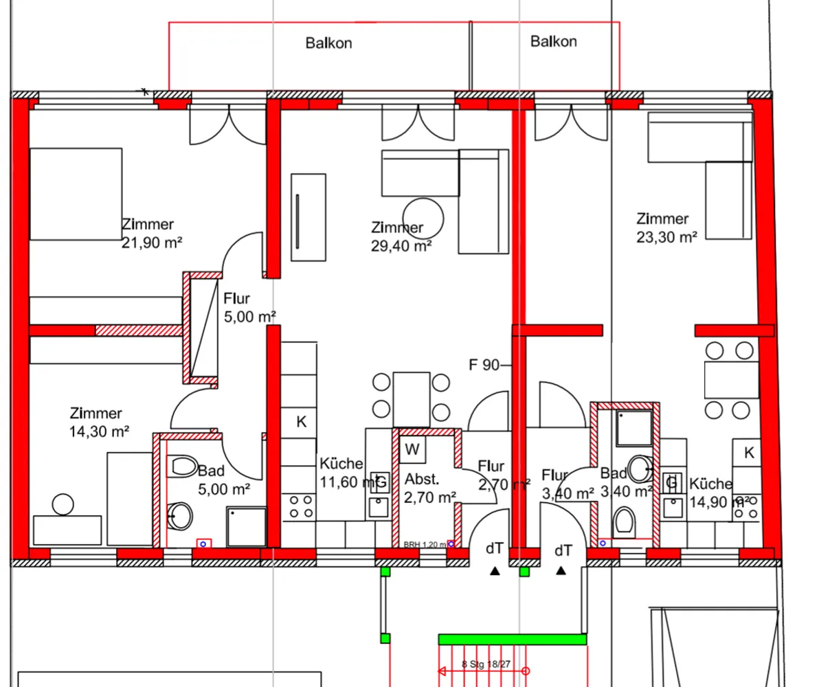 2 Zimmer Wohnung mit 54 m² in Karlsruhe – Bild 4