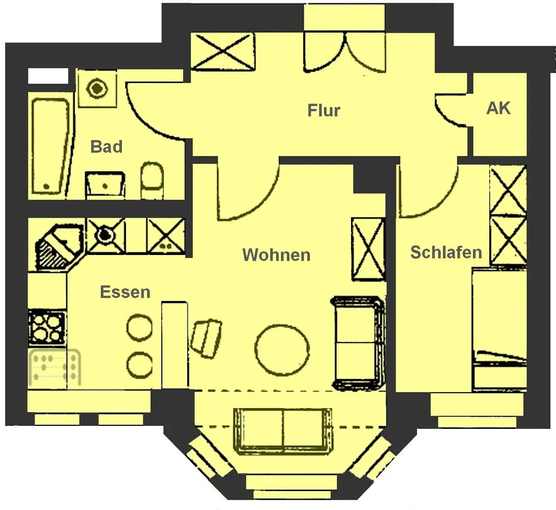 2 Zimmer Wohnung mit 44 m² in Leipzig – Bild 7
