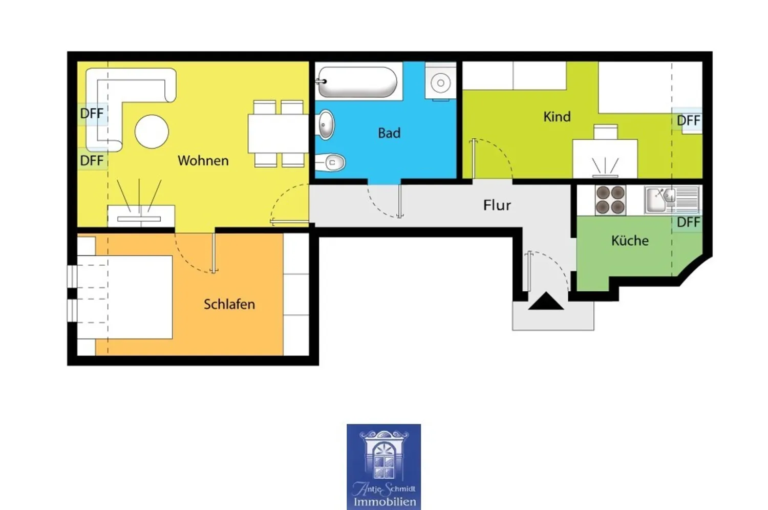 3 Zimmer Wohnung mit 58 m² in Dresden – Bild 9