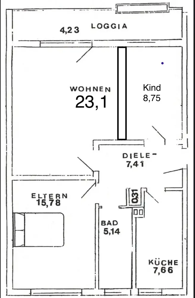 3 room apartment with 72 m² in Cologne – Photo 2