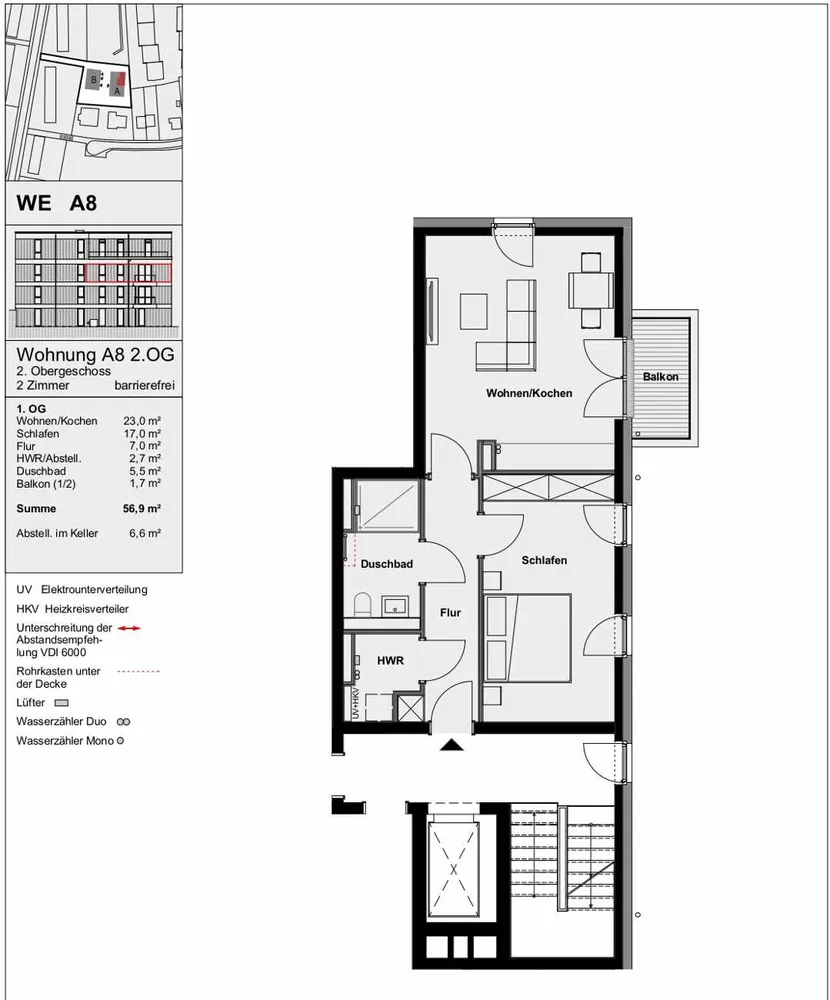 2 Zimmer Wohnung mit 57 m² in Hamburg – Bild 10