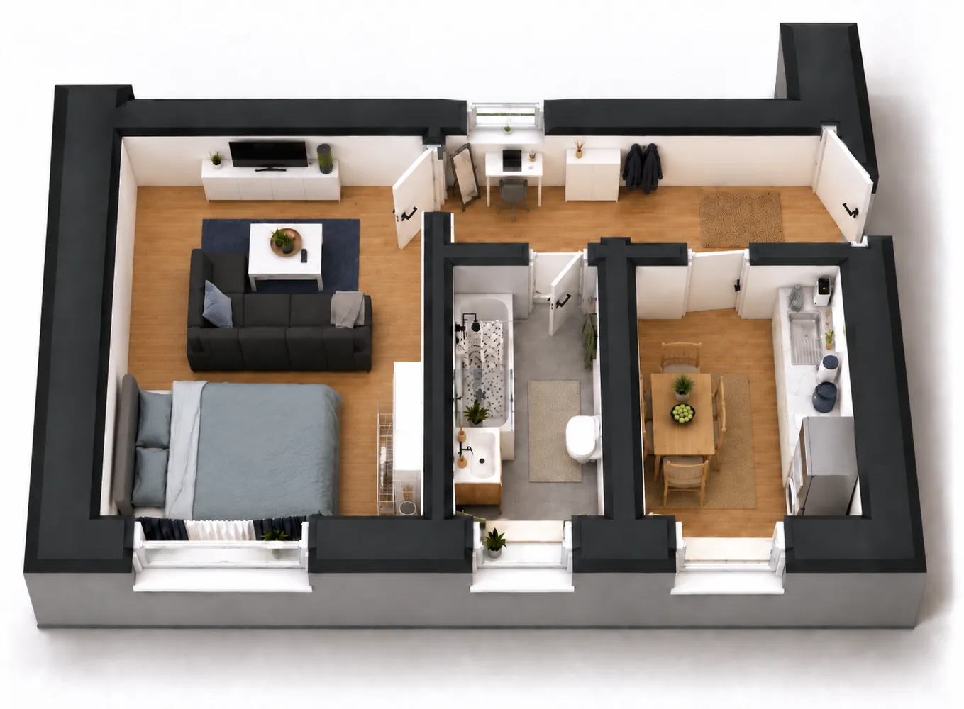 2 room apartment with 41 m² in Düsseldorf – Photo 7