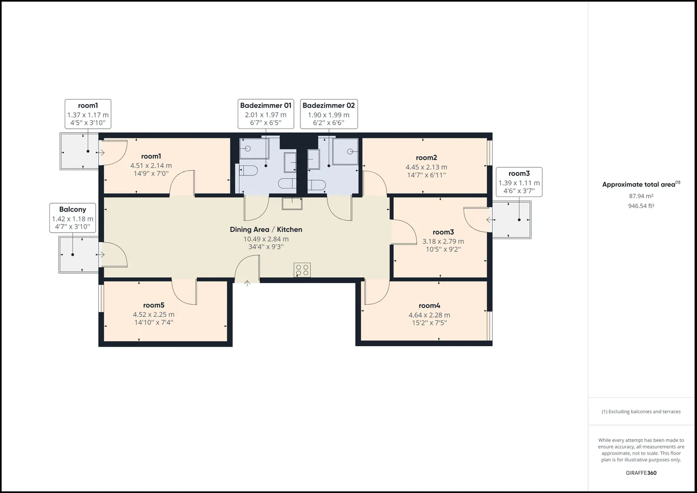 Shared room with 18 m² in Berlin – Photo 4