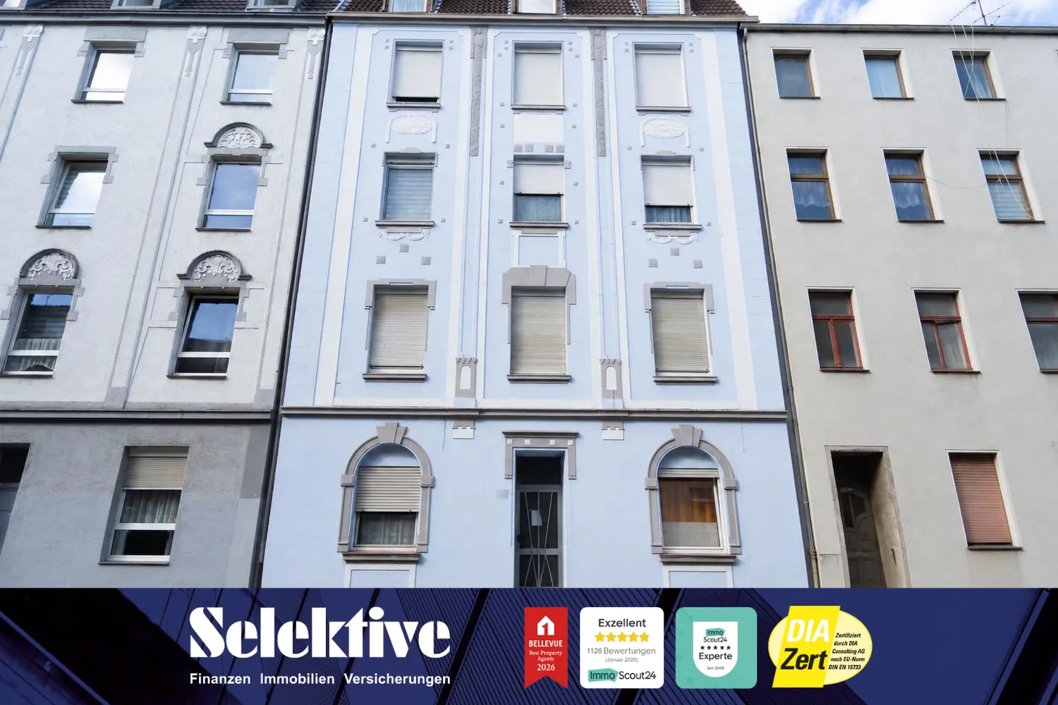 3 Zimmer Wohnung mit 50 m² in Duisburg – Bild 1