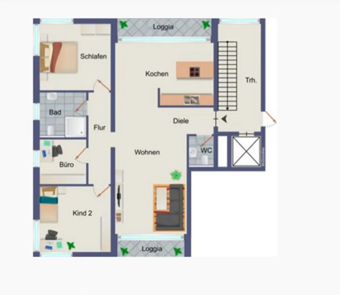4 Zimmer Wohnung mit 107 m² in Osnabrück – Bild 7