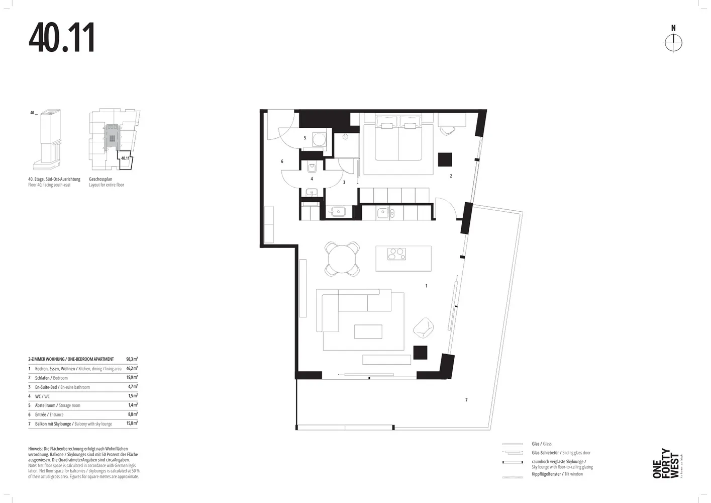 2 Zimmer Wohnung mit 99 m² in Frankfurt am Main – Bild 6