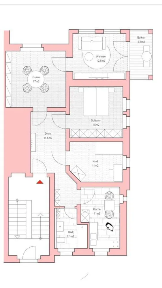 4 Zimmer Wohnung mit 90 m² in Dresden – Bild 5
