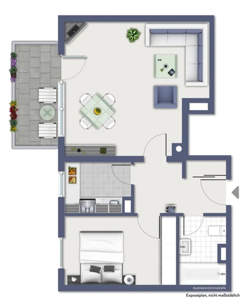 2 Zimmer Wohnung mit 56 m² in München – Bild 12