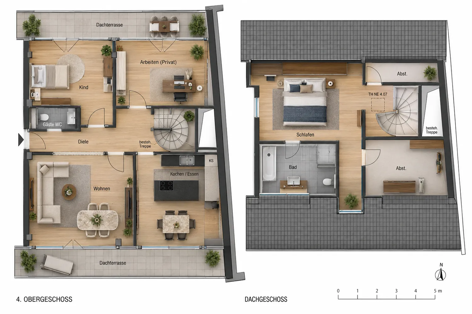 4 room apartment with 126 m² in Munich – Photo 3