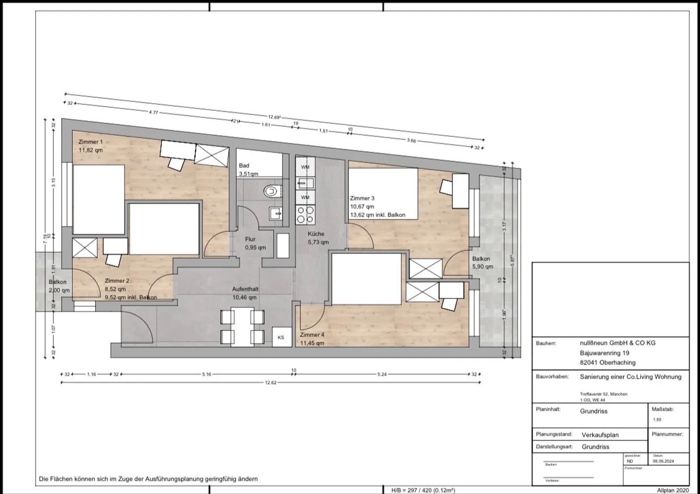 WG-Zimmer mit 15 m² in München – Bild 4