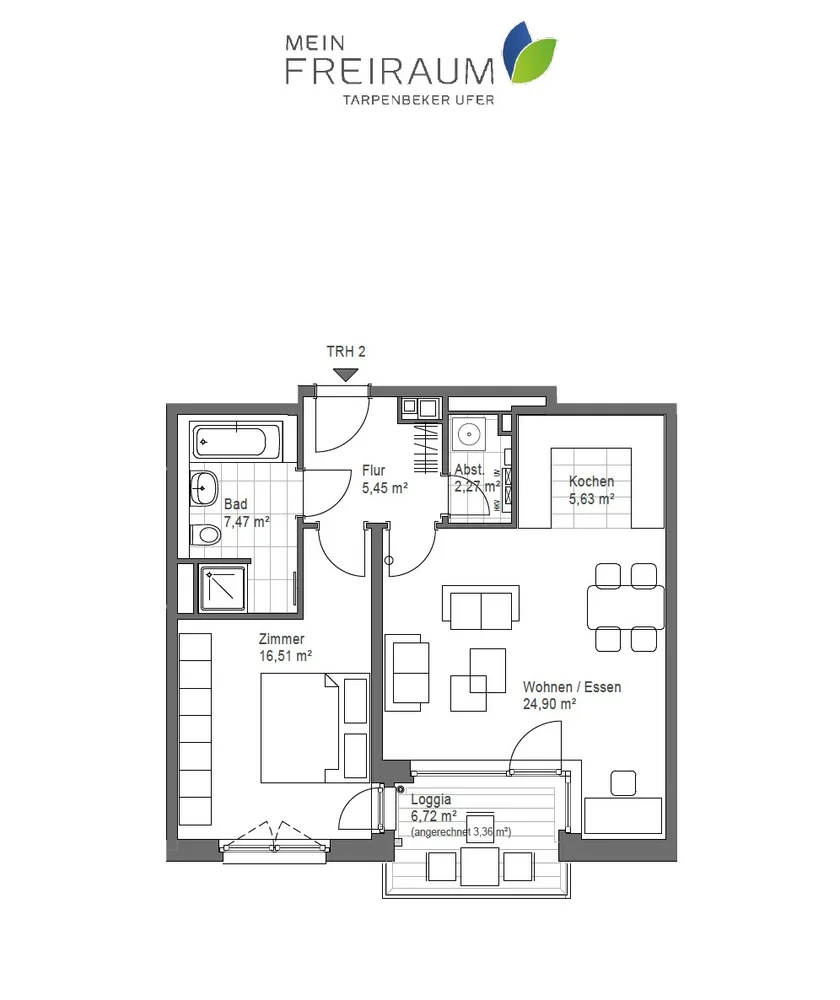 2 Zimmer Wohnung mit 66 m² in Hamburg – Bild 9