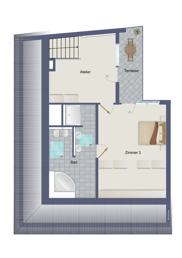 5 Zimmer Wohnung mit 168 m² in Ettlingen – Bild 3