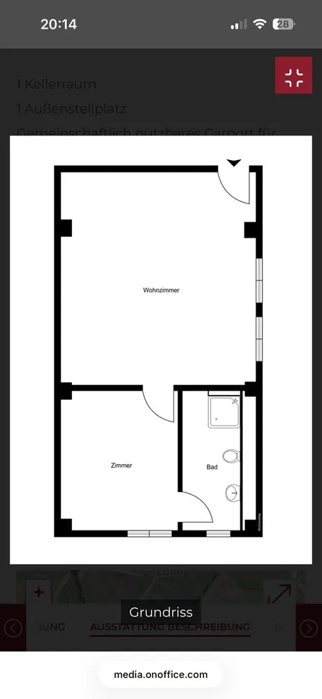 2 Zimmer Wohnung mit 49 m² in Lüneburg – Bild 6