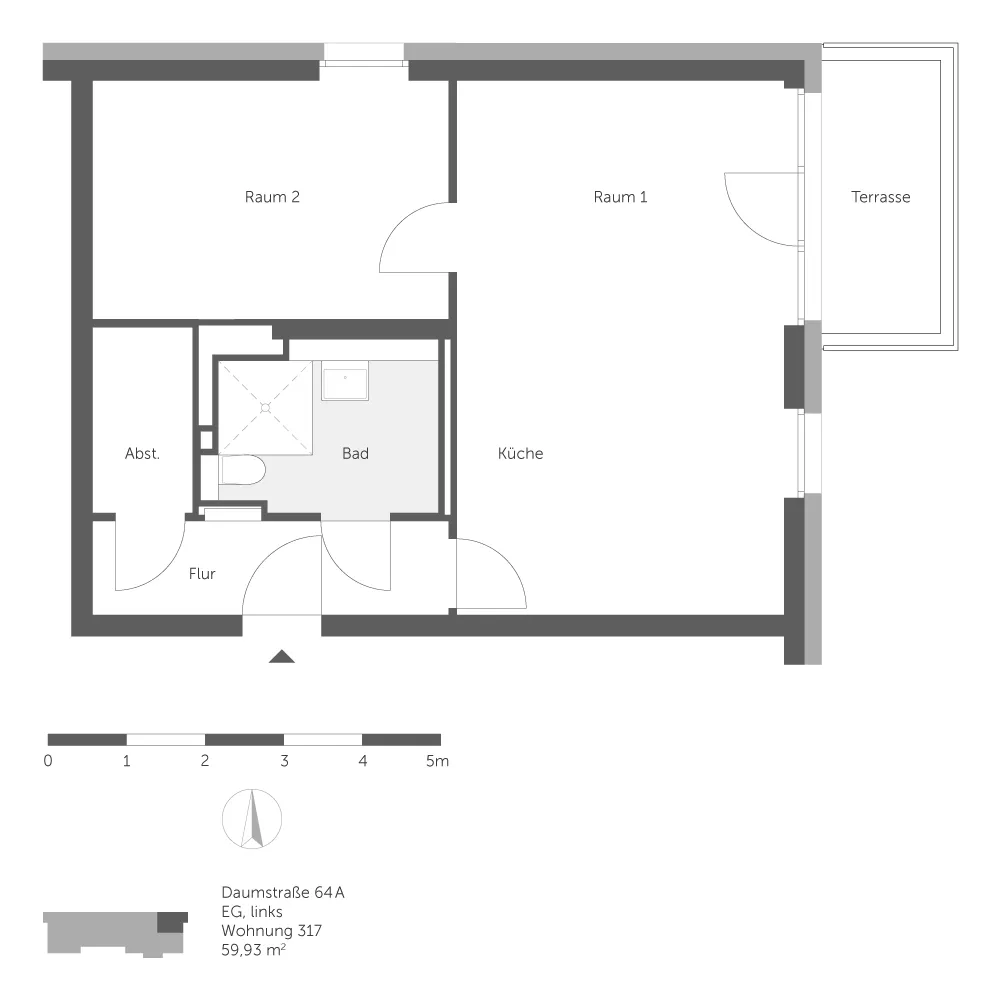 2 Zimmer Wohnung mit 60 m² in Berlin – Bild 6