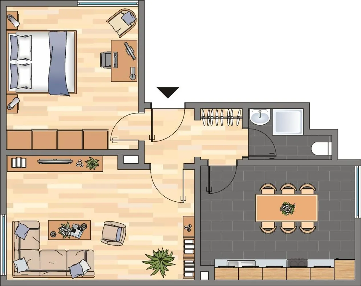 2 Zimmer Wohnung mit 44 m² in Bochum – Bild 2