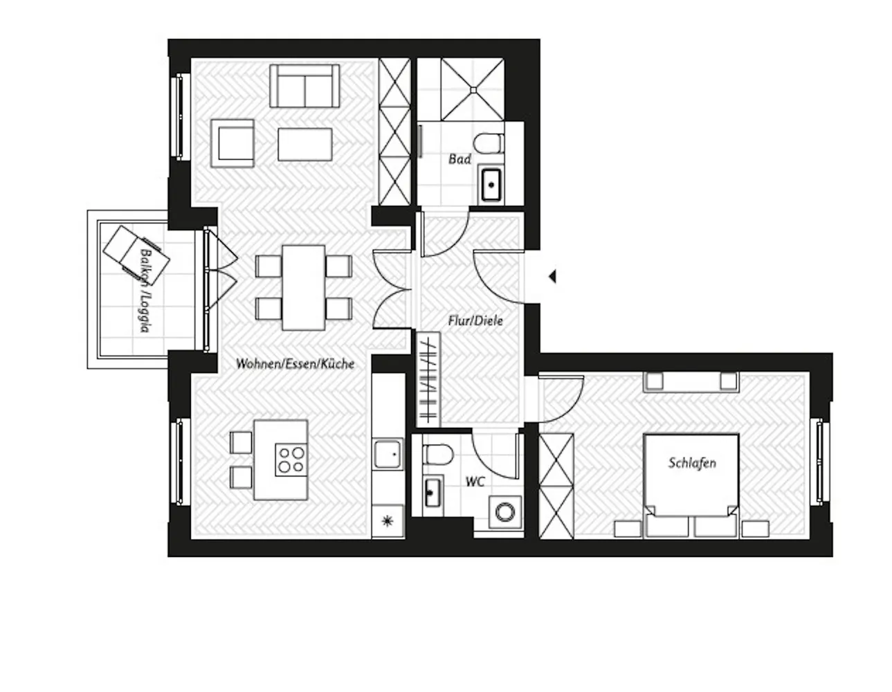 2 Zimmer Wohnung mit 71 m² in Berlin – Bild 6