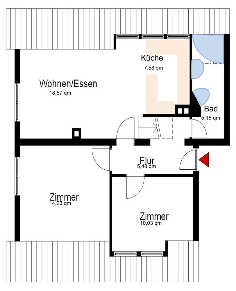 4 Zimmer Wohnung mit 77 m² in Stuttgart – Bild 9