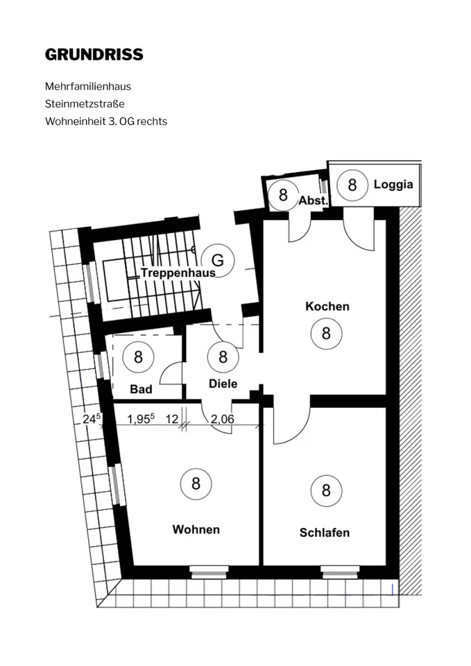 3 Zimmer Wohnung mit 74 m² in Herne – Bild 4