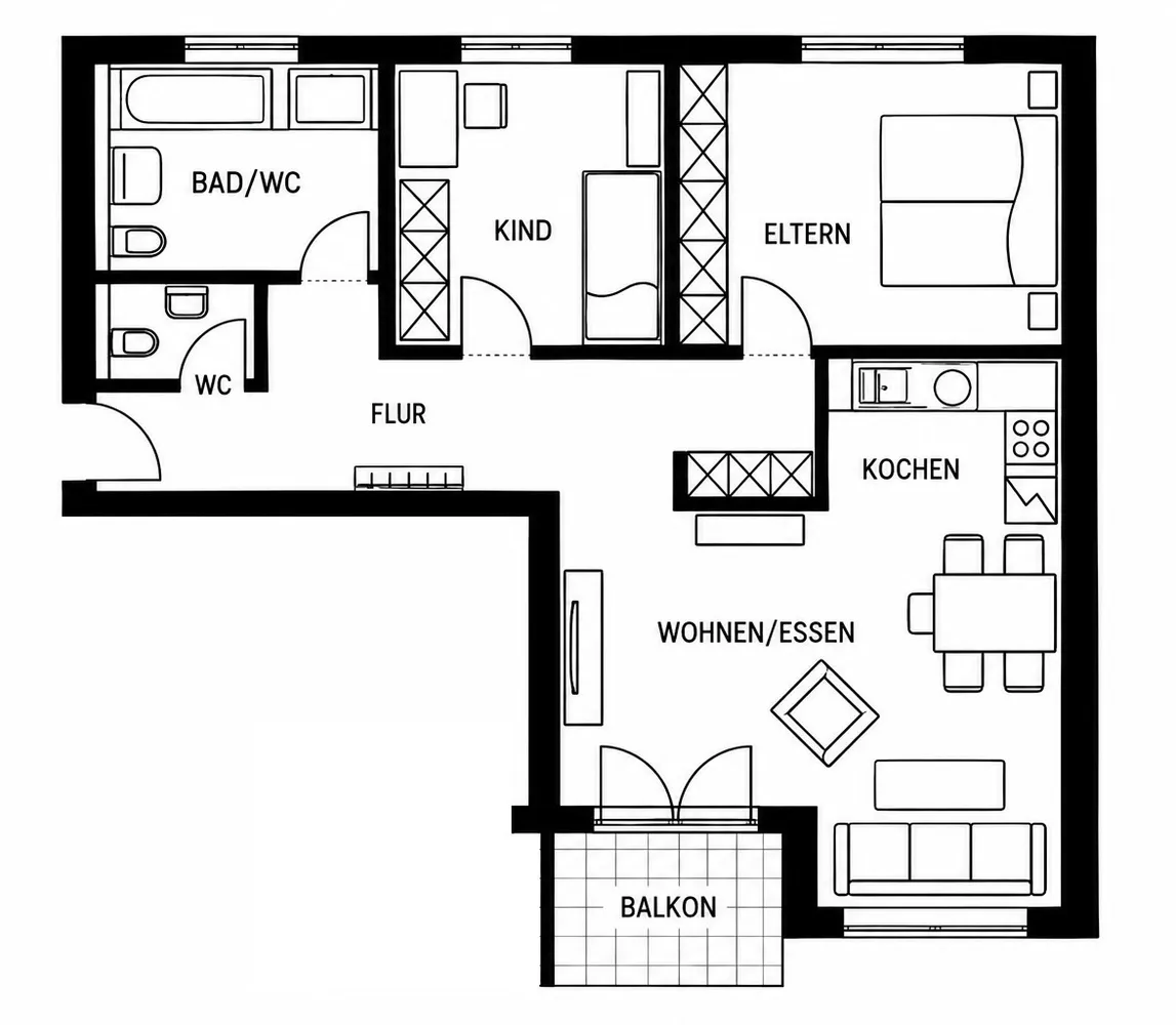 3 Zimmer Wohnung mit 81 m² in Metzingen – Bild 5