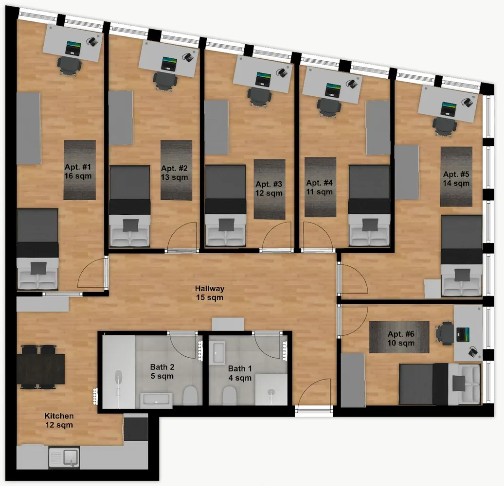 Shared room with 11 m² in Munich – Photo 5
