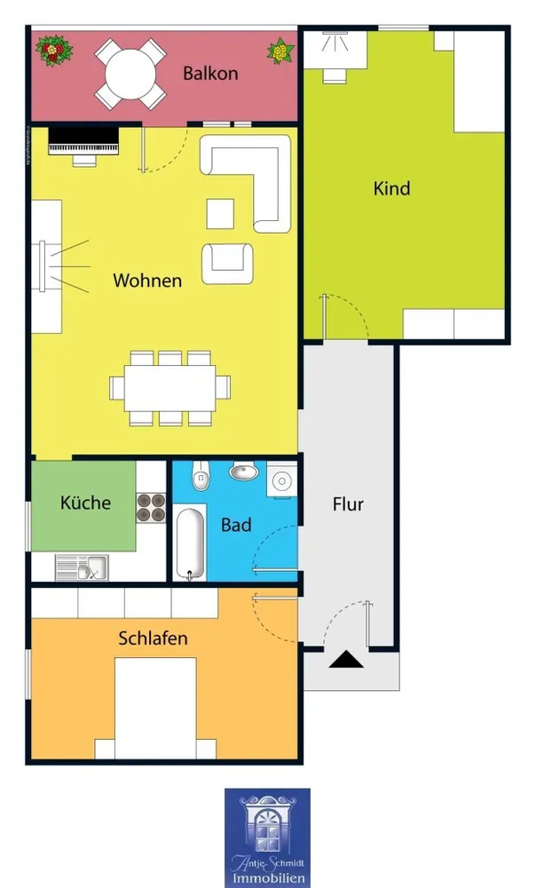 3 Zimmer Wohnung mit 79 m² in Coswig – Bild 10