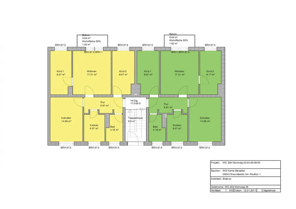 4 Zimmer Wohnung mit 70 m² in Merseburg – Bild 5