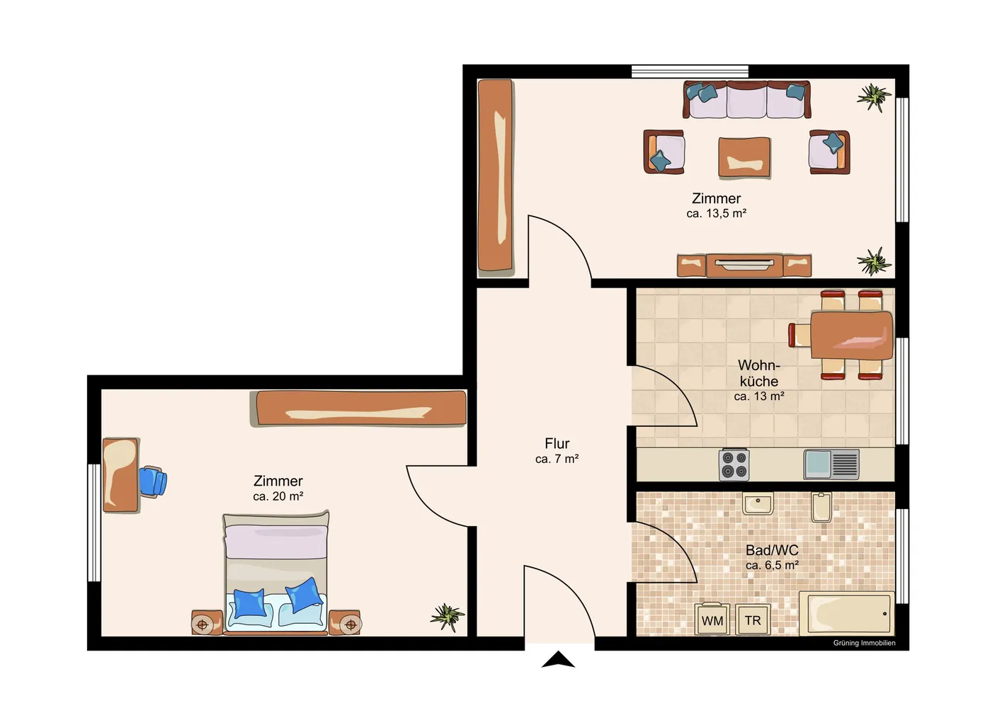 2 Zimmer Wohnung mit 68 m² in München – Bild 12