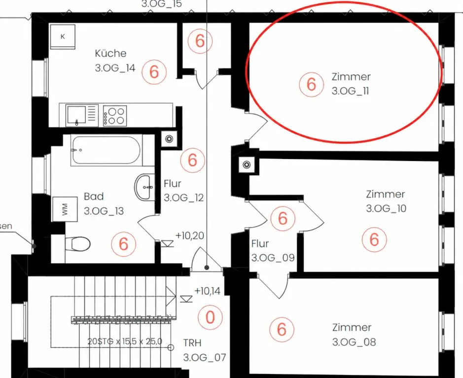 WG-Zimmer mit 18 m² in Fürth – Bild 5