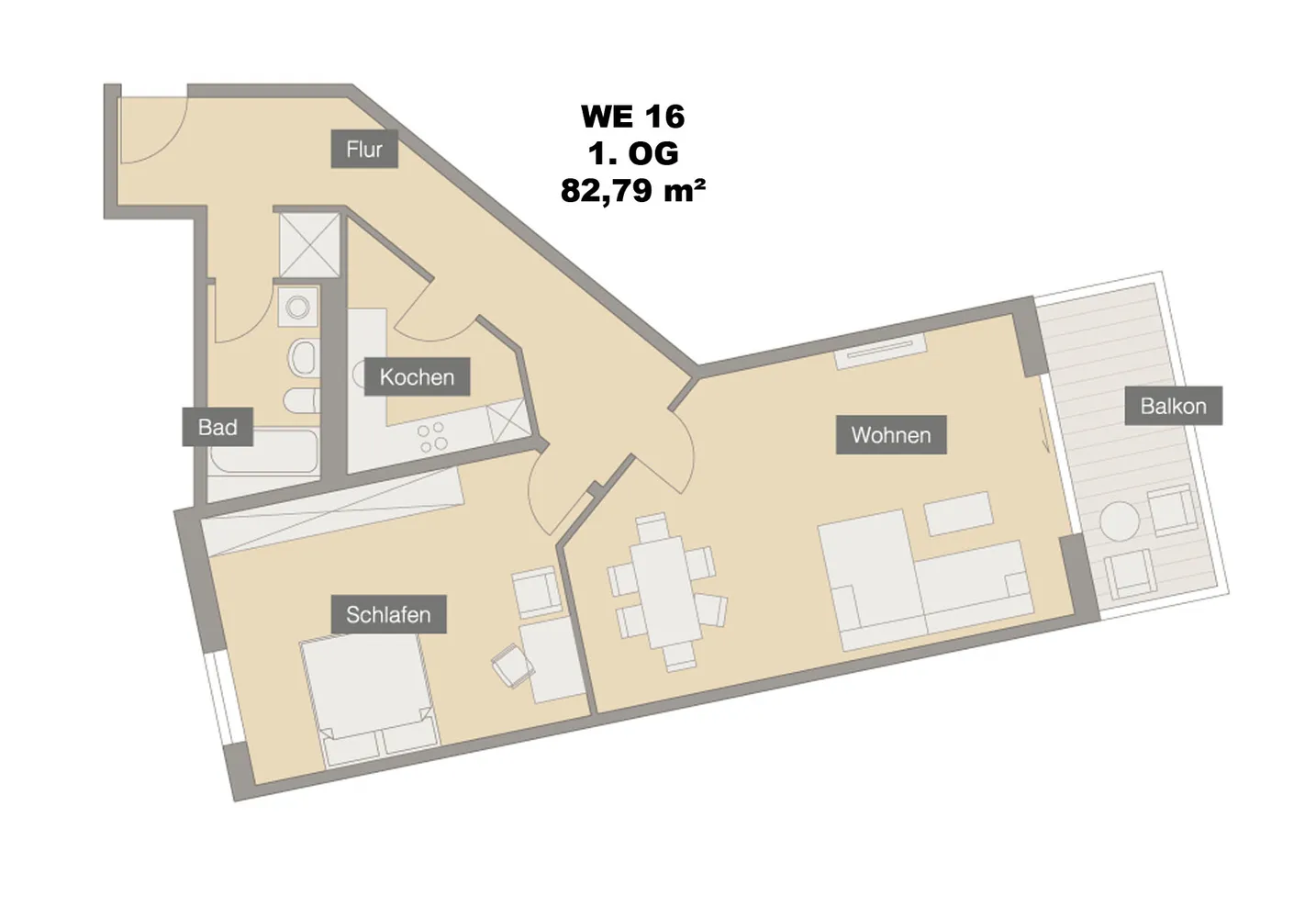 2 Zimmer Wohnung mit 83 m² in Leipzig – Bild 6
