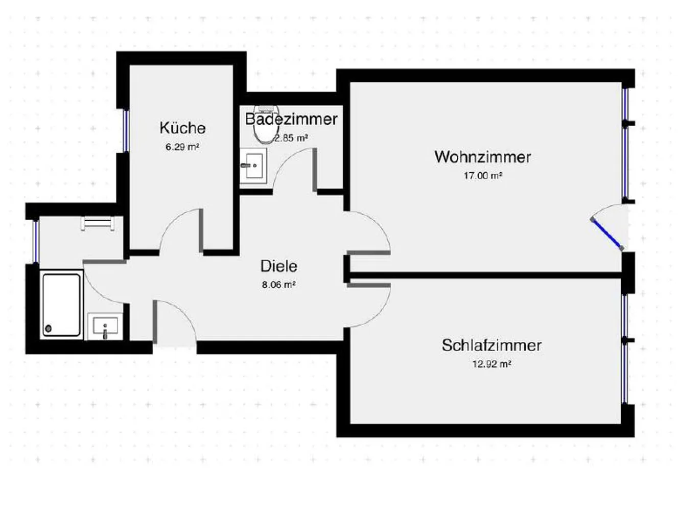 2 Zimmer Wohnung mit 53 m² in Mülheim an der Ruhr – Bild 8