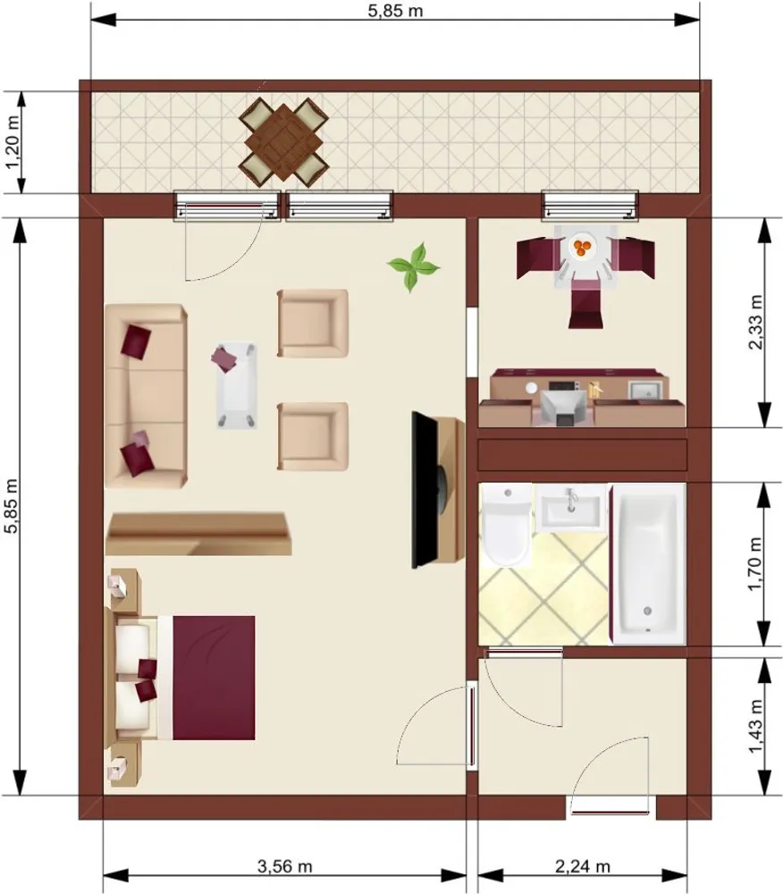 1 Zimmer Wohnung mit 34 m² in Löbau – Bild 10
