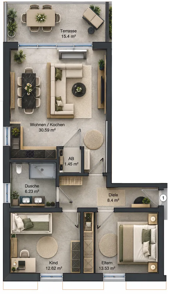 3 Zimmer Wohnung mit 83 m² in Euskirchen – Bild 6