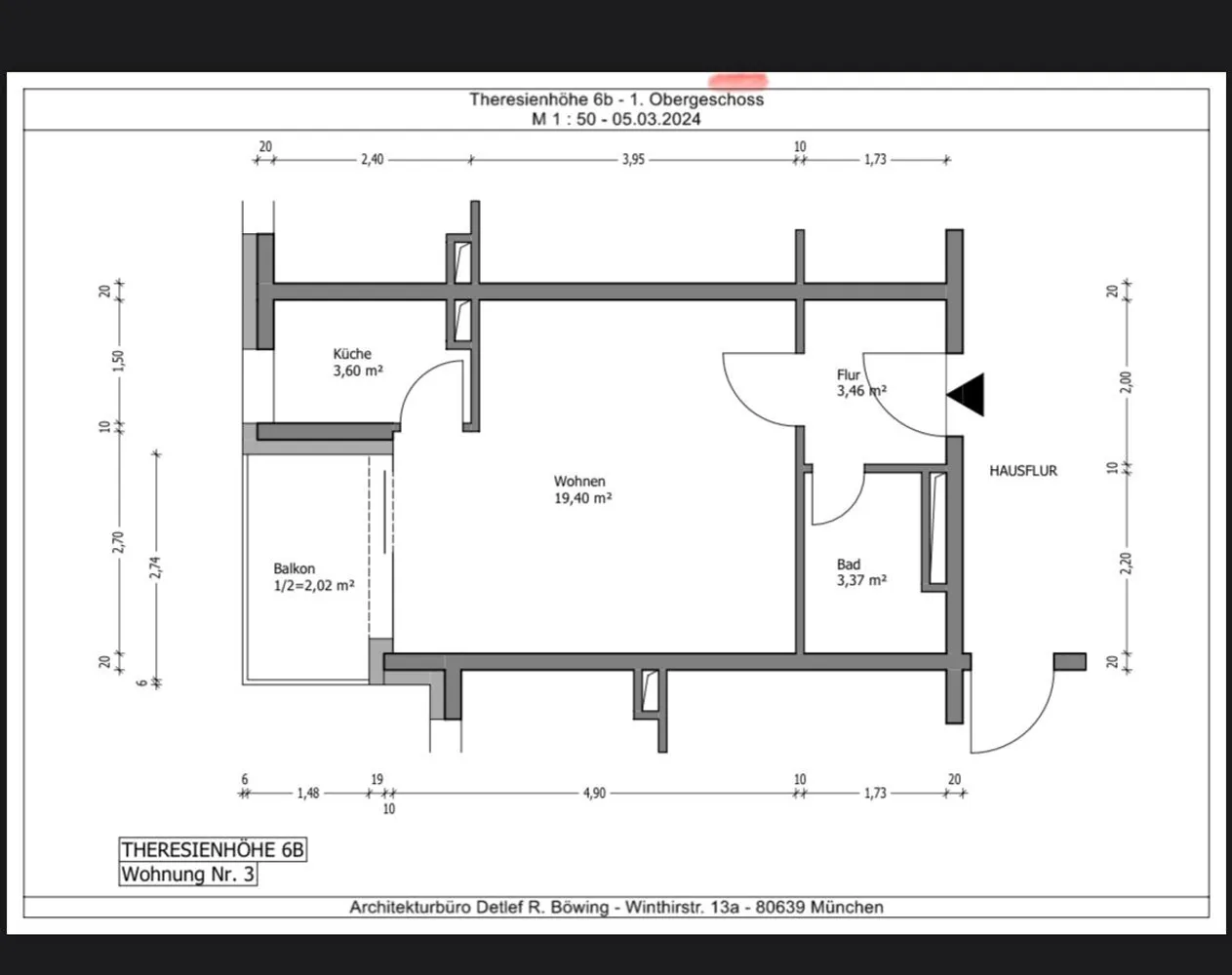 1 Zimmer Wohnung mit 32 m² in München – Bild 6
