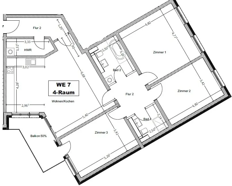 4 Zimmer Wohnung mit 136 m² in Leipzig – Bild 5