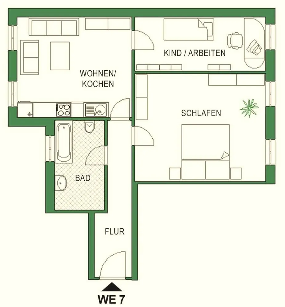3 room apartment with 69 m² in Chemnitz – Photo 9