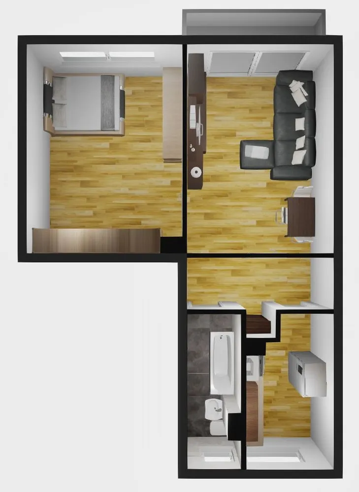 2 Zimmer Wohnung mit 50 m² in Dessau-Roßlau – Bild 2