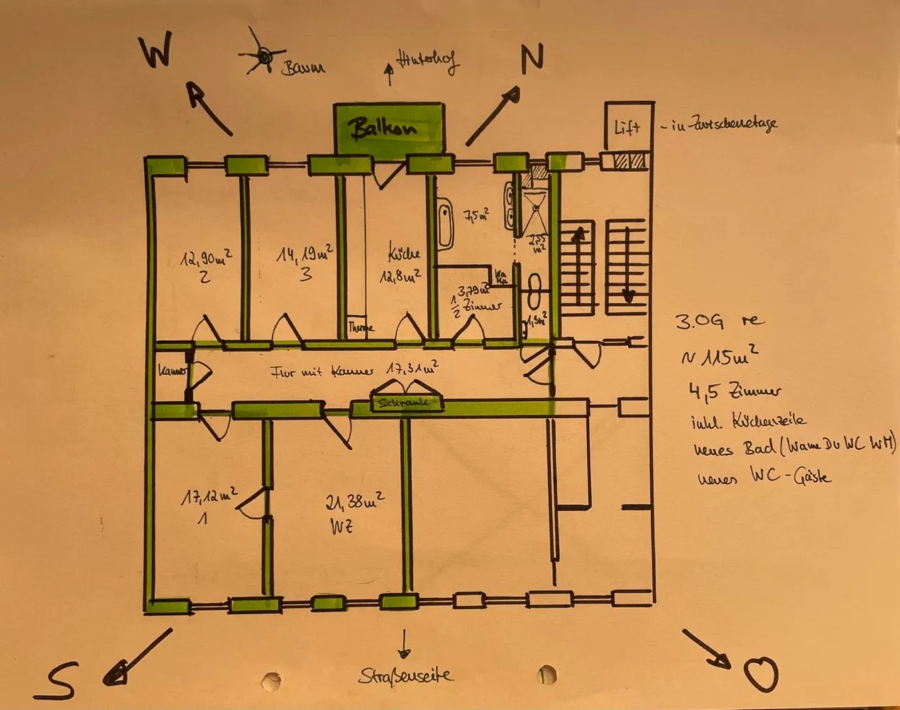 5 room apartment with 115 m² in Munich – Photo 7